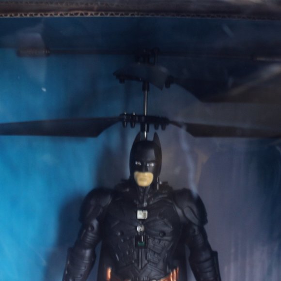 World Tech Toys 2013 Batman The Dark Knight 2Ch Infrared Helicopter NIB - Picture 3 of 7